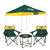 Green Bay Packers Canopy Tailgate Bundle - Set Includes 9X9 Canopy, 2 Chairs and 1 Side Table     