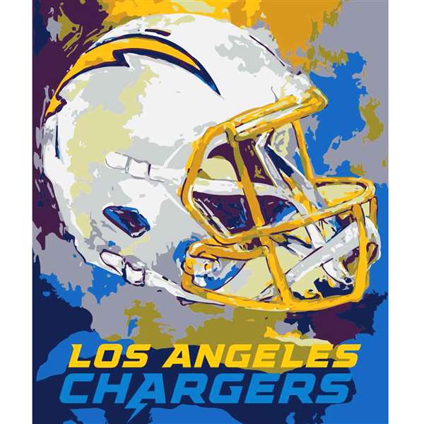 Los Angeles Football Chargers Paint By Number Art Kit   