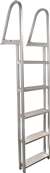 Extreme Max 3005.3383 Aluminum Pontoon and Dock Ladder - 5-Step