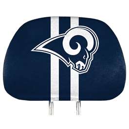 Los Angeles Rams Printed Car Headrest Seat Cover  