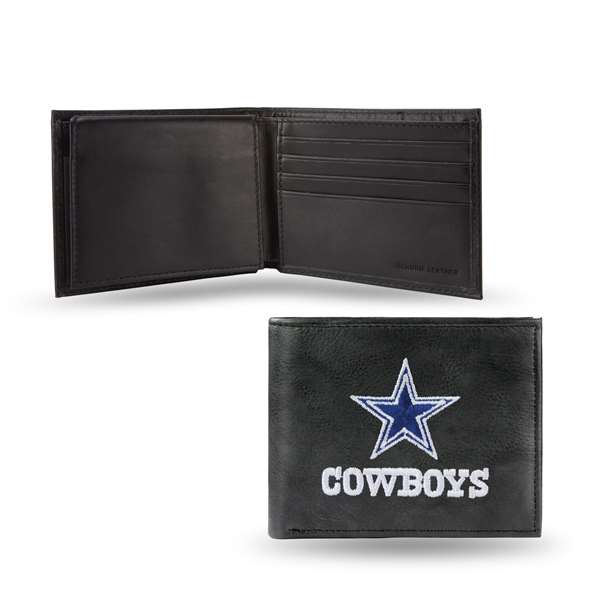 Dallas Cowboys  Embroidered Genuine Leather Billfold Wallet  