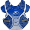 Rawlings Softball Protective Velo Chest Protector 14 inch Royal/White 