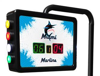 Miami Marlins Shuffleboard Electronic Scoring Unit
