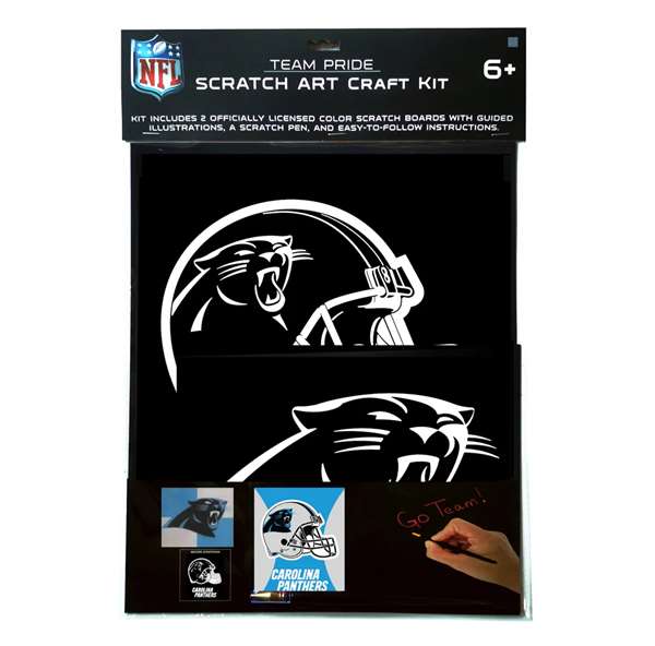 Carolina Panthers Scratch Art Craft Kit   