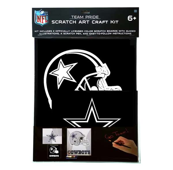 Dallas Cowboys Scratch Art Craft Kit   