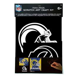 Los Angeles Rams Scratch Art Craft Kit   