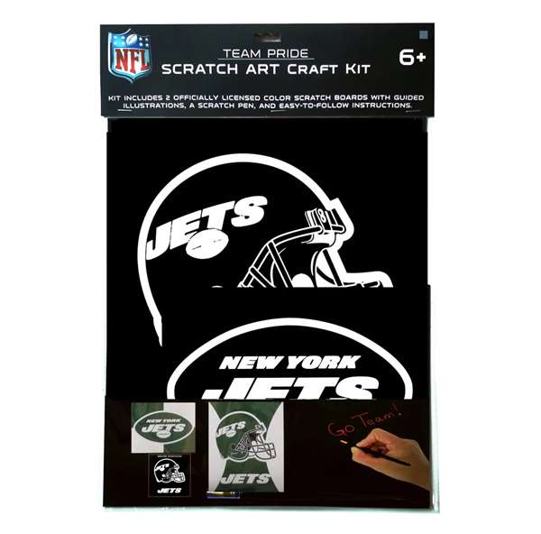 New York Jets Scratch Art Craft Kit   