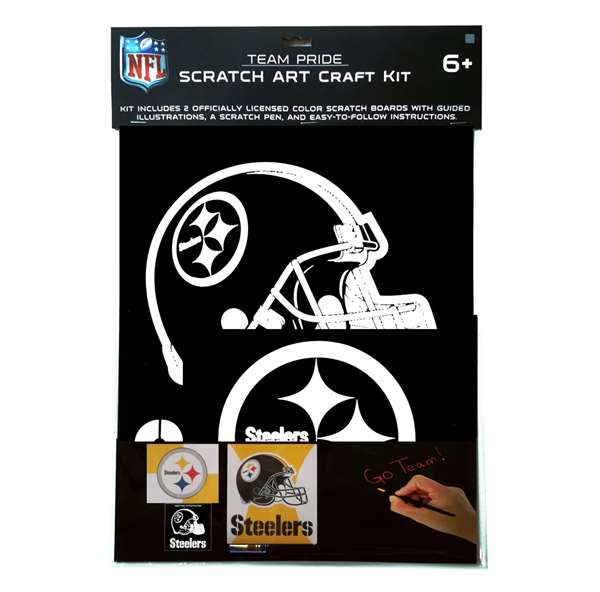 Pittsburgh Steelers Scratch Art Craft Kit   