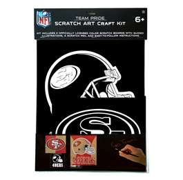 San Francisco 49ers Scratch Art Craft Kit   