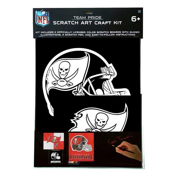 Tampa Bay Buccaneers Scratch Art Craft Kit   