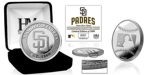 San Diego Padres Silver Mint Coin  