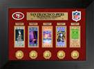 San Francisco 49ers Super Bowl Champions Deluxe Gold Coin & Ticket Collection    