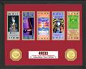 San Francisco 49ers Super Bowl Championship Ticket Collection  