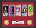 San Francisco 49ers Super Bowl Championship Ticket Collection    