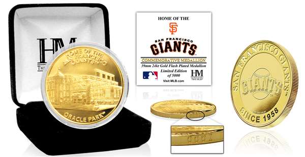 San Francisco Giants "Stadium" Gold Mint Coin  