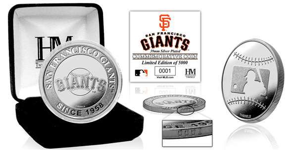 San Francisco Giants Silver Mint Coin  