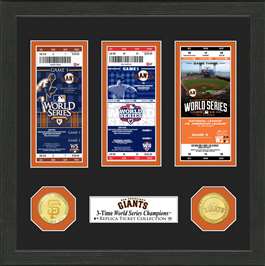 San Francisco Giants World Series Ticket Collection  
