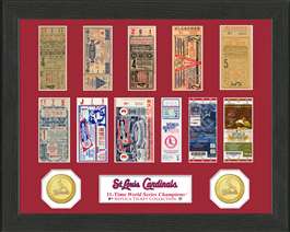 St. Louis Cardinals World Series Ticket Collection  