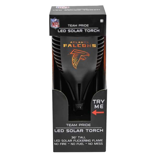 Atlanta Falcons Solar Powered LED Torch Light for Patio, Deck & Yard  