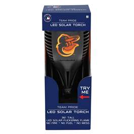 Baltimore Baseball Orioles Solar Powered LED Torch Light for Patio, Deck & Yard  