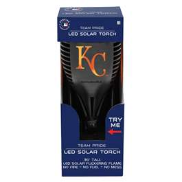 Kansas City Baseball Royals Solar Powered LED Torch Light for Patio, Deck & Yard  