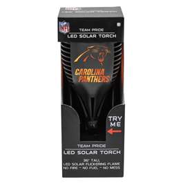 Carolina Panthers Solar Powered LED Torch Light for Patio, Deck & Yard  