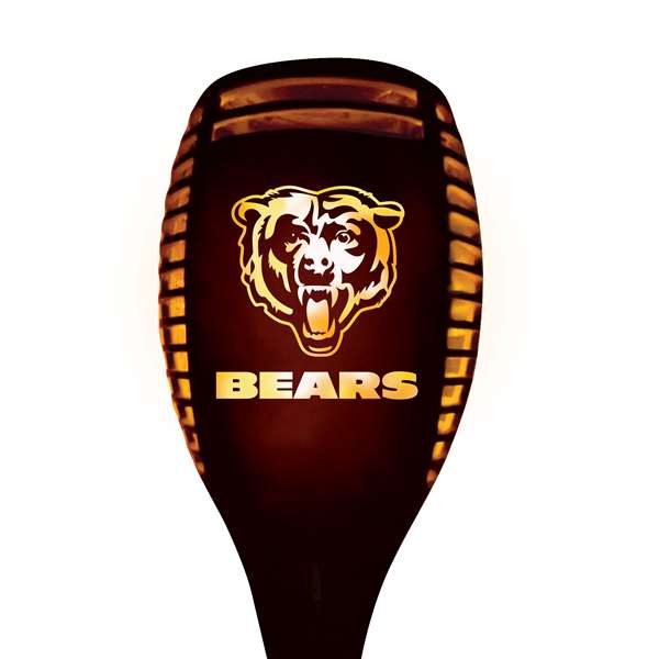 Chicago Bears Solar Powered LED Torch Light for Patio, Deck & Yard  