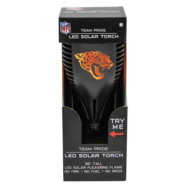 Jacksonville Jaguars Solar Powered LED Torch Light for Patio, Deck & Yard  