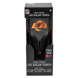 Los Angeles Rams Solar Powered LED Torch Light for Patio, Deck & Yard  