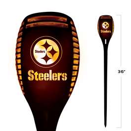 Pittsburgh Steelers Solar Powered LED Torch Light for Patio, Deck & Yard  