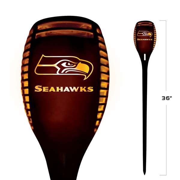 Seattle Seahawks Solar Powered LED Torch Light for Patio, Deck & Yard  