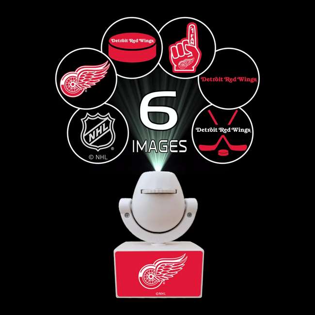 Detroit Red Wings Led Mini Spotlight Projector  