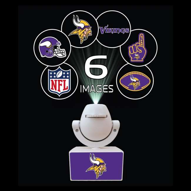 Minnesota Vikings Led Mini Spotlight Projector   