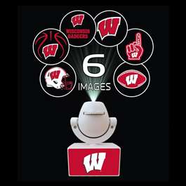 Wisconsin Badgers LED Mini Spotlight Projector