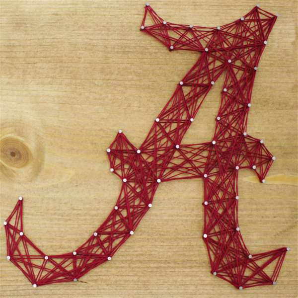 University of Alabama Crimson Tide String Art Kit  