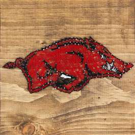 University of Arkansas Razorbacks String Art Kit  