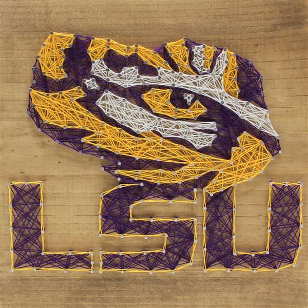 LSU Louisiana State Tigers String Art Kit  