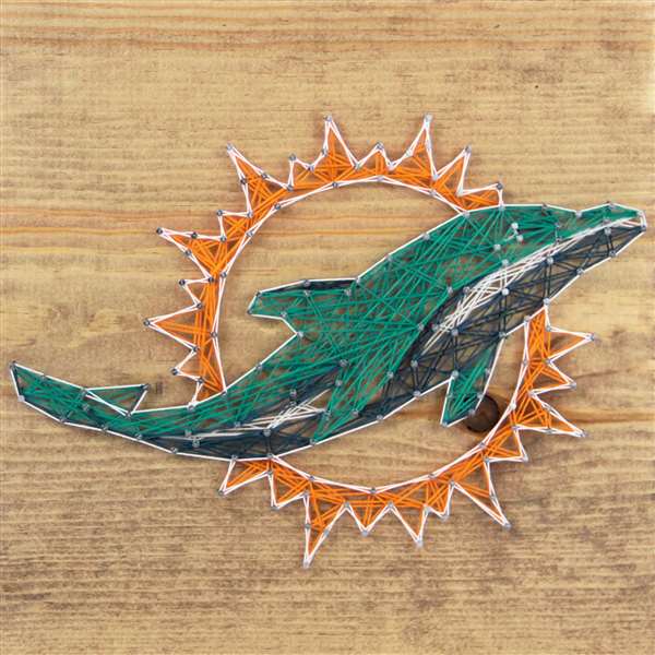 Miami Dolphins String Art Kit  