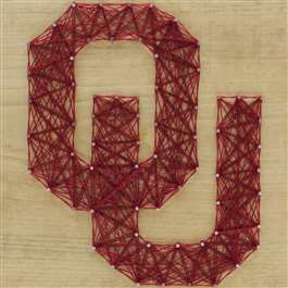 Oklahoma Sooners String Art Kit  