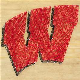 University of Wisconsin Badgers String Art Kit