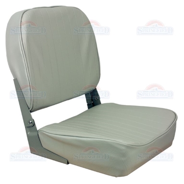 Springfield Fold-Down Boat Seat - Gray