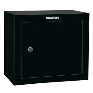 Stack-On GCB-500 Pistol / Ammo Security Cabinet with shelf, Black    