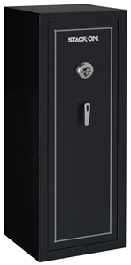 Stack-On SS-16-MB-B 16-Gun, Biometric Lock, Matte Black