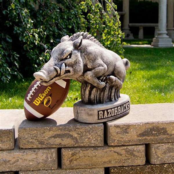 Arkansas Razorbacks Stone Mascot - Vintage Finish  