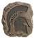 Michigan State Spartans Bronze Finish Stepping Stone  