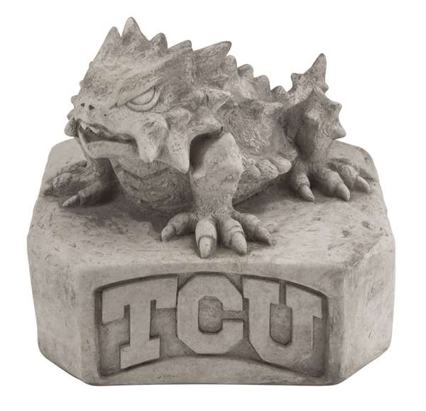 TCU Texas Christian Horned Frogs Vintage Finish Stone Mascot  