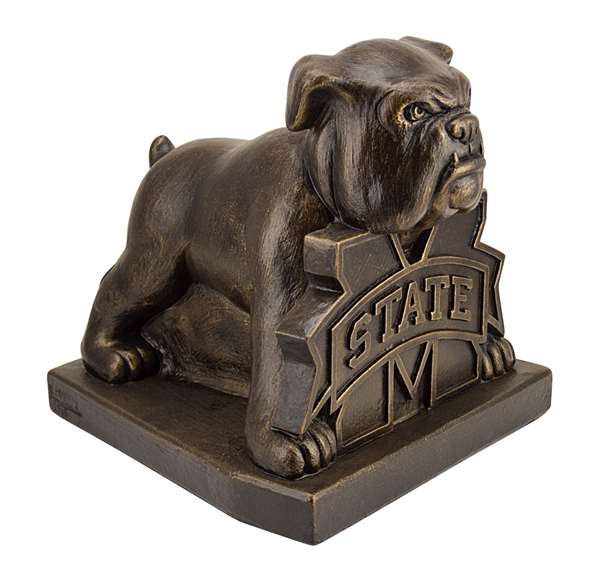 Mississippi State Bulldogs Bronze Finish Stone Mascot  