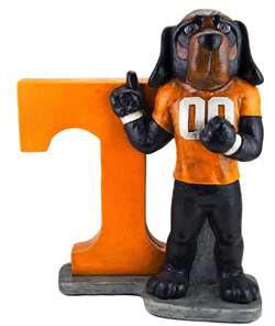 Tennessee Volunteers Power T and Smokey Painted Stone Mascot  