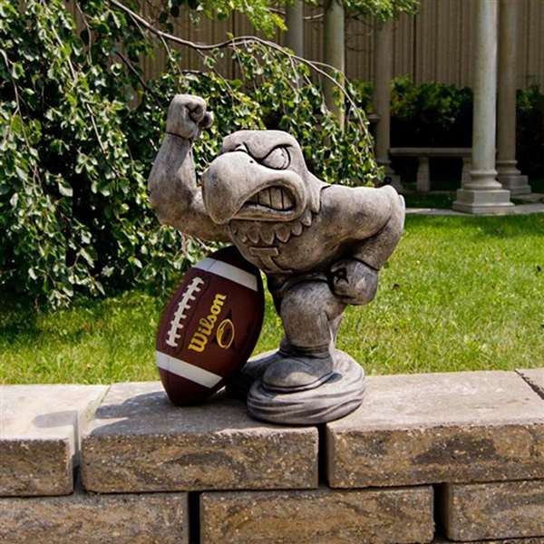 Iowa Hawkeyes Herky  Vintage Finish Stone Mascot  