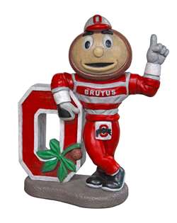 Ohio State Buckeyes Brutus Buckeye Painted Stone Mascot  